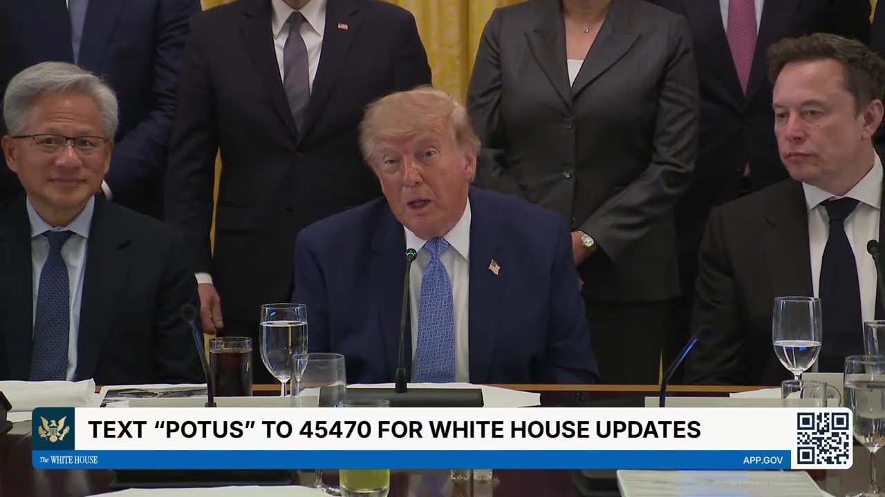 President Trump Participates in a Meeting and Luncheon on Super Intelligence: a video from The White House on YouTube